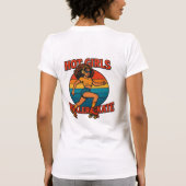 Hot Girls Roller Skate Shirt (Rückseite)