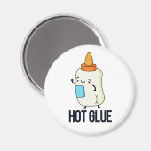 Hot Glue Funny Pub Magnet (Vorderseite/Rückseite)