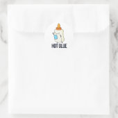 Hot Glue Funny Pub Runder Aufkleber (Tasche)