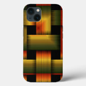 Hot Gold Weave Case-Mate iPhone Hülle (Rückseite)