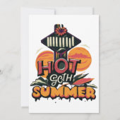 Hot Goth Summer Chic Einladung (Rückseite)