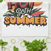 Hot Goth Summer Chic Geschirrtuch (Gefaltet)