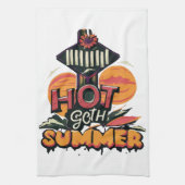 Hot Goth Summer Chic Geschirrtuch (Vertikal)