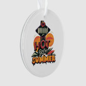 Hot Goth Summer Chic Ornament (Vorderseite)
