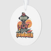 Hot Goth Summer Chic Ornament (Vorderseite)