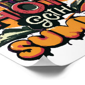Hot Goth Summer Chic Poster (Ecke)