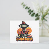 Hot Goth Summer Chic Postkarte (Stehend Vorderseite)