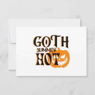 Hot Goth Summer-Horror Lächeln Pumpkin