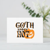Hot Goth Summer-Horror Lächeln Pumpkin (Stehend Vorderseite)