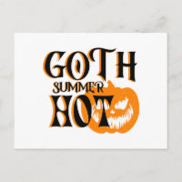 Hot Goth Summer-Horror Lächeln Pumpkin