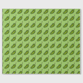 Hot Green Jalapeño Pepper Paprikaschoten Jalapenos Geschenkpapier (Flach)