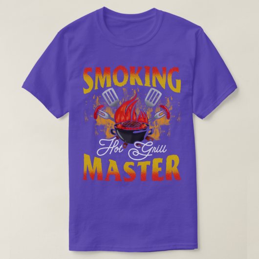 Hot Grill Master Rauch T-Shirt (Design vorne)