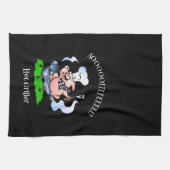 Hot Griller Pig Smoker Black Geschirrtuch (Horizontal)