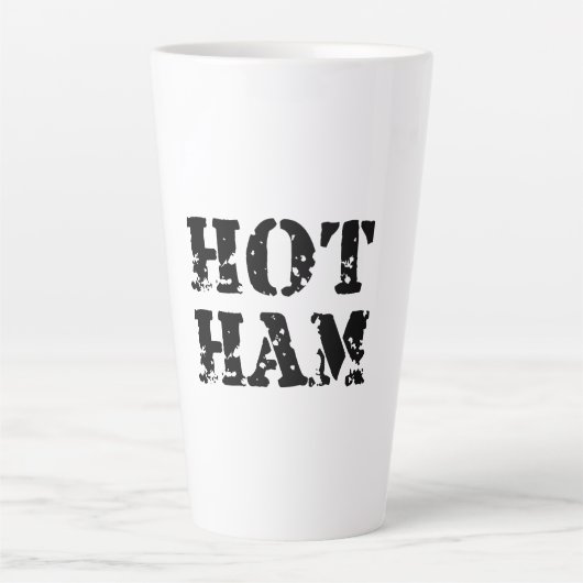 HOT HAM Radio Milchtasse (Vorderseite)
