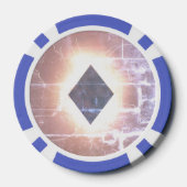 Hot Hand Diamant Pokerchip-Symbol Pokerchips (Rückseite)