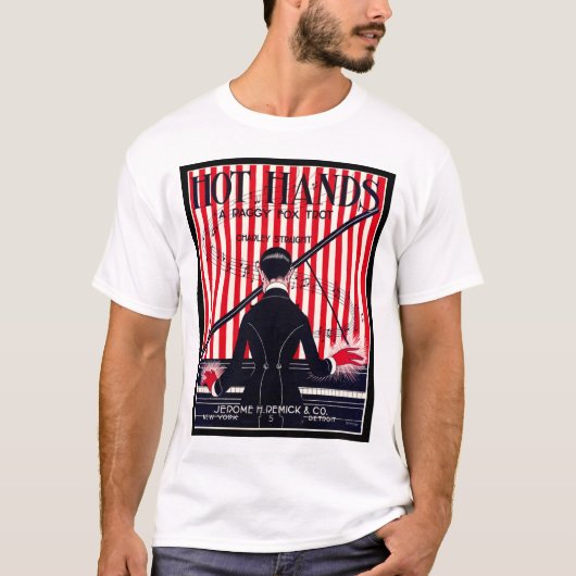 Hot Hands Rag Music Cover T-Shirt (Vorderseite)