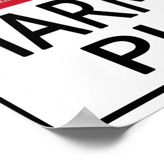 Hot Harmonica Player Poster (Ecke)