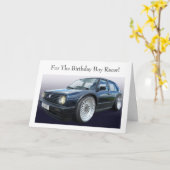 Hot Hatch Birthday Card Karte (Gelbe Blume)