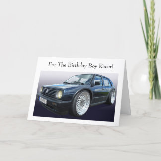 Hot Hatch Birthday Card Karte