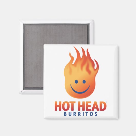 Hot Head Burritos Magnet (Vorderseite/Rückseite)