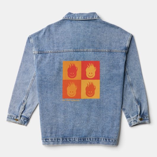 Hot Head Demin Jacket Jeansjacke (Rückseite)