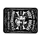 Hot Hogs 3 Zoll x 4 Zoll Magnet (Horizontal)