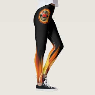 HOT HOT Fire Department Pop Leggings
