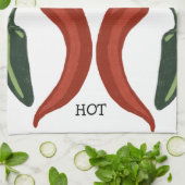 HOT HOT HET scharfe Chilen Jalapeno Geschirrtuch (Gefaltet)