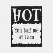 Hot - Hot Packet Halloween Taco Kostüm 1 Fleecedecke (Vorderseite)