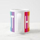 Hot Hot Rainbow Jumbo-Tasse (Rückseite)