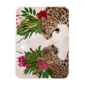 Hot House Leopards | Ein Paar Magnet (Vertikal)