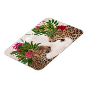 Hot House Leopards | Ein Paar Magnet (Linke Seite)