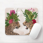 Hot House Leopards | Ein Paar Mousepad (Mit Mouse)
