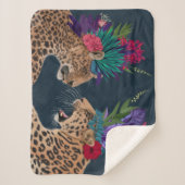 Hot House Leopards | Ein Paar Sherpadecke (Vorderseite)