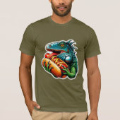 HOT HUND LIEBT IGUANA T-Shirt (Vorderseite)