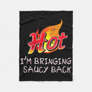 Hot I m Extra scharfe Hot Packet Taco Sauce Group Fleecedecke