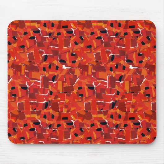 Hot Imitats Mosaik Collage Mousepad (Vorne)