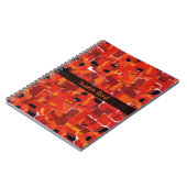 Hot Imitats Mosaik Collage Notizblock (Linke Seite)