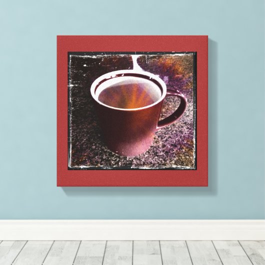 Hot Java Time Stretted Canvas Print Leinwanddruck (Insitu (Holzboden))