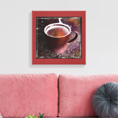 Hot Java Time Stretted Canvas Print Leinwanddruck (Insitu (Wohnzimmer))