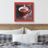 Hot Java Time Stretted Canvas Print Leinwanddruck (Insitu (Schlafzimmer))