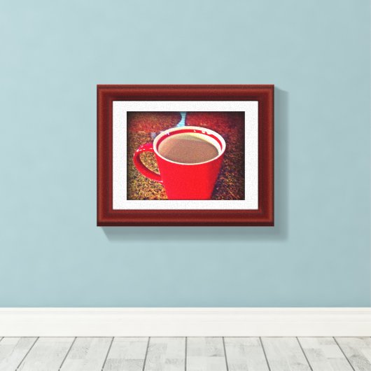 Hot Java Time Stretted Canvas Print Leinwanddruck (Insitu (Holzboden))