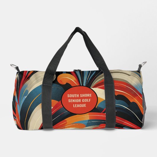 "Hot Jazz" Golfers Duffle-Tasche Duffle Bag (Vorderseite)