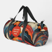 "Hot Jazz" Golfers Duffle-Tasche Duffle Bag (Rechte Ecke)