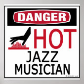 Hot Jazz Musician Poster (Vorne)