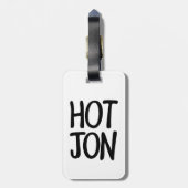 HOT JON GEPÄCKANHÄNGER (Rückseite vertikal)