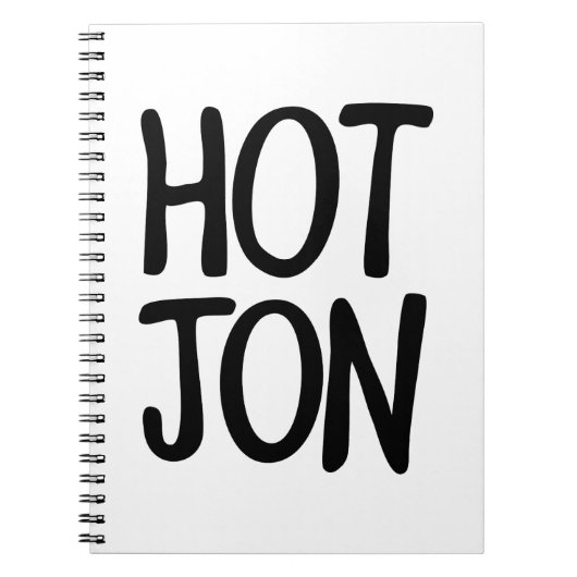 HOT JON NOTIZBLOCK (Vorderseite)