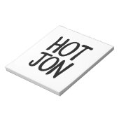 HOT JON NOTIZBLOCK (Rotiert)