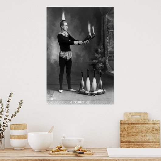 Hot Juggler, Anfang der 1900er Poster (Küche)