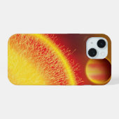Hot Jupiter iPhone 15 Hülle (Rückseite (Horizontal))